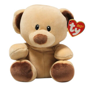 Baby Ty Bundles Bear Plush Lovey 2017 Teddy with Tags Soft Baby Toy 6" RETIRED